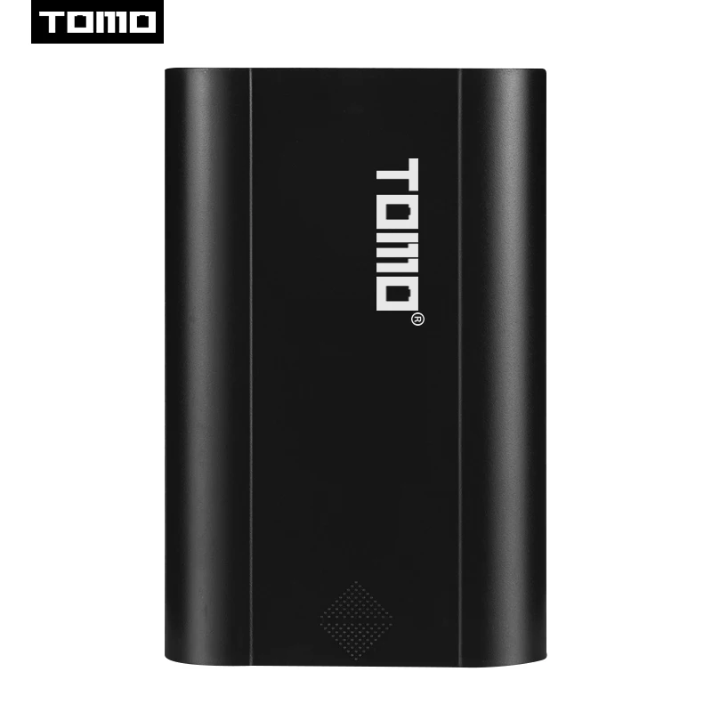 TOMO M3 Smart power Bank 18650, литий-ионный аккумулятор, зарядное устройство, портативный, сделай сам, внешний аккумулятор, коробка для хранения, чехол, двойной выход, для аккумулятора 18650 - Цвет: black