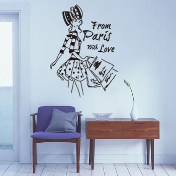 

New arrival Fashion Home Beauty Girl Shopping Pairs with Love Girl room decoration