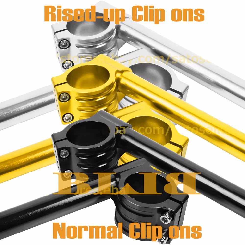 

CNC Universal 41 mm For Suzuki AN-400 K3 K4 GSF-400 M N P Bandit VX-800 SV650 Clip On Handlebars Normal / Rised-up Handle Bars