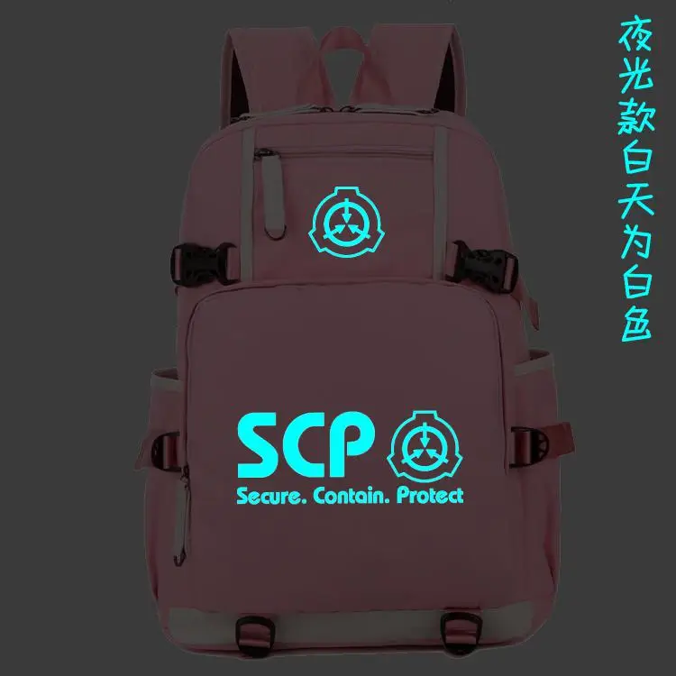 Аниме Cyuunibyou SCP Foundation унисекс студенческий рюкзак для девочек-подростков рюкзаки мужские женские косплей дорожные сумки большой емкости - Цвет: 2