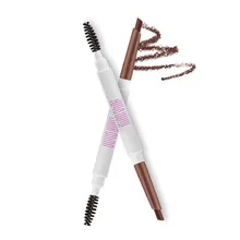 1 шт. макияж Двойная Головка карандаш для бровей с кисточкой краска для татуажа оттенок водонепроницаемый с бесплатной доставкой