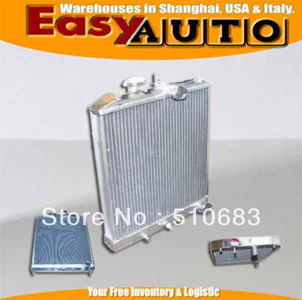 

2-ROW FULL ALUMINUM RACING RADIATOR 92-00 CIVI*C EJ/EK/DEL SOL EG/INTEGR@ DB DC