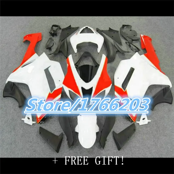 Wholesale - High grade fairings bodykit for Ninja ZX-6R 2007 2008 ZX6R 07 08 ZX 6R custom red white black motorcycle fa | Автомобили и