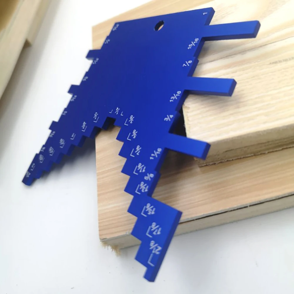 

2 In 1 Aluminum Router Depth Gauge Wood Marking Tool Tiling Laminate Tiles General Tools Step Depth Gauge