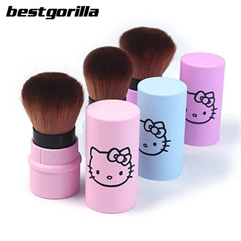 hello kitty Flexible powder brush professional soft Base Foundation Brush Makeup Brush Pro Contour Kabuki Brush for Makeup