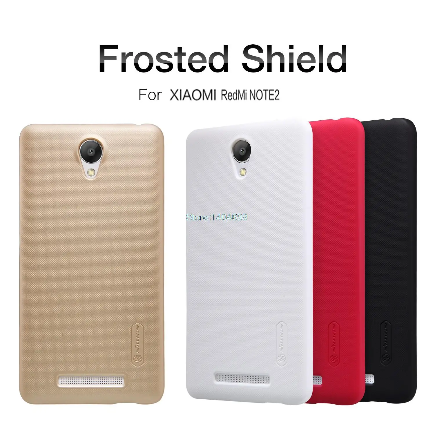 Xiaomi Redmi Note 2 Case Nillkin Frosted Shield Hard Back Cover Case For Xiaomi Redmi Note 2 Prime Gift Screen Protector