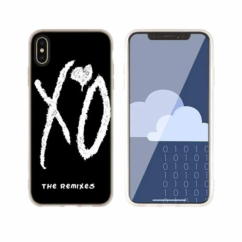 as the picture 08 Чехлы, силиконовый мягкий чехол для iPhone 11 Pro X XS Max XR 6 6S 7 8 Plus 5 4S SE, высокое качество, логотип Weeknd XO - Цвет: as the picture 08