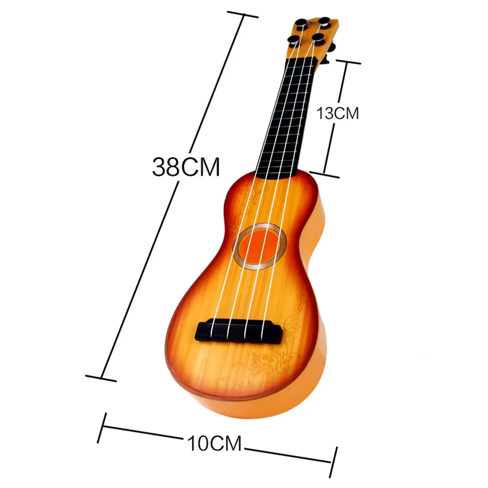 Музыкальные инструменты укулеле цвет случайный ABS начинающих ребенок маленькая гитара игрушка мини подарок на год развлечения гаджет