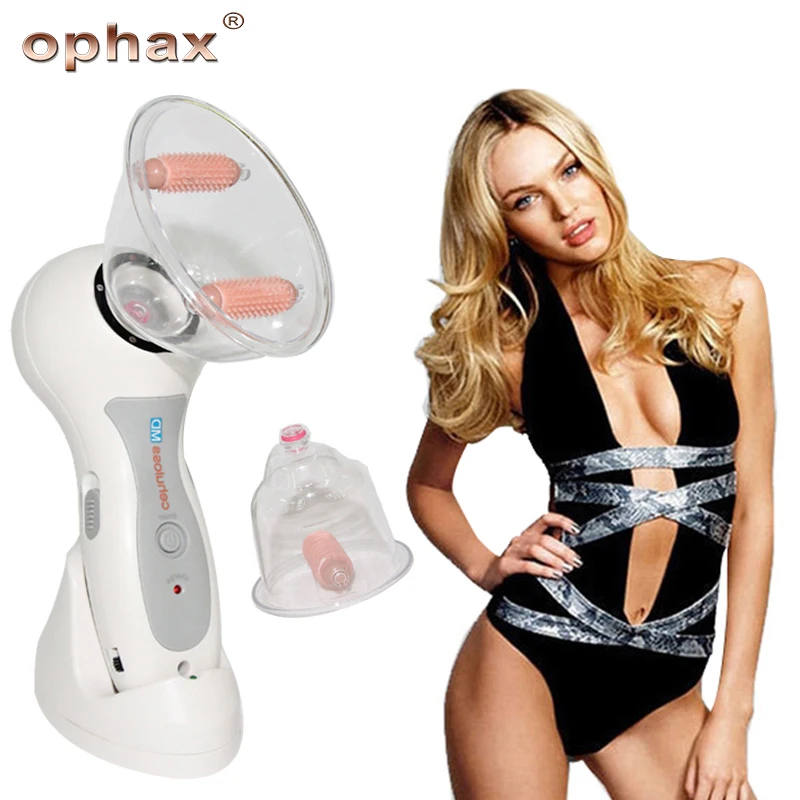 Цена OPHAX электрическая антицеллюлитная Вакуумная чашка массажный ролик для похудения Массажер для тела красота устройство Здоровье и гигиена