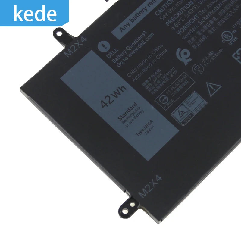 Kede аккумулятор для ноутбука J0PGR для DELL LATITUDE 5285 1WND8 встроенный аккумулятор для ноутбука 7,6 В 42Wh 11,4 в 31,5 WH