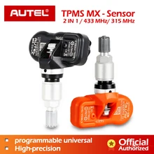 

4pcs/lot Autel Sensor TPMS MX-Sensor 2 in 1 433MHz 315MHz Programmable with TS601 Wide Coverage Tire Pressure Diagnostic