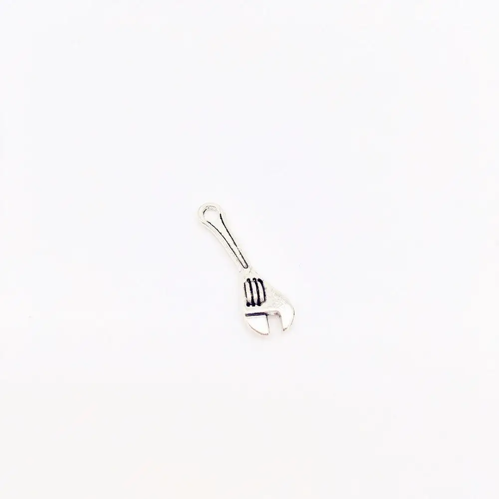 

Fashion 25 pcs antique tool charms wrench Pendants fit DIY handmade necklace earring bracelet charms Jewelry Making