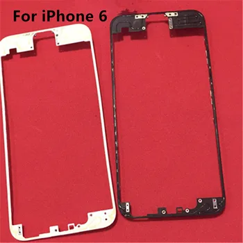 

50pcs/lot Front frame with hot glue For iPhone 6G 6P 4.7'' LCD Touch Screen Assembly Middle Frame Bezel screen holder Housing
