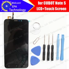 Cubot Note S LCD Display With Touch Screen Digitizer Assembly 100% Original Tested LCD Screen Glass Panel For Cubot Note S