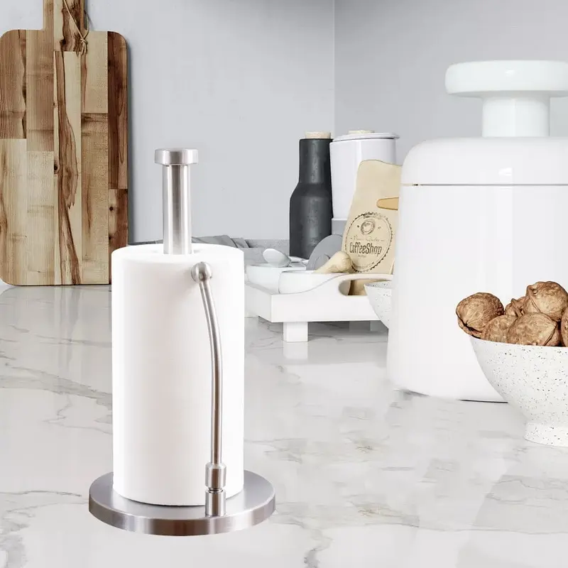 HIFUAR Paper Holders Vertical Stand Kitchen Paper Towel Holder Roll Holder Kitchen Paper Napkin