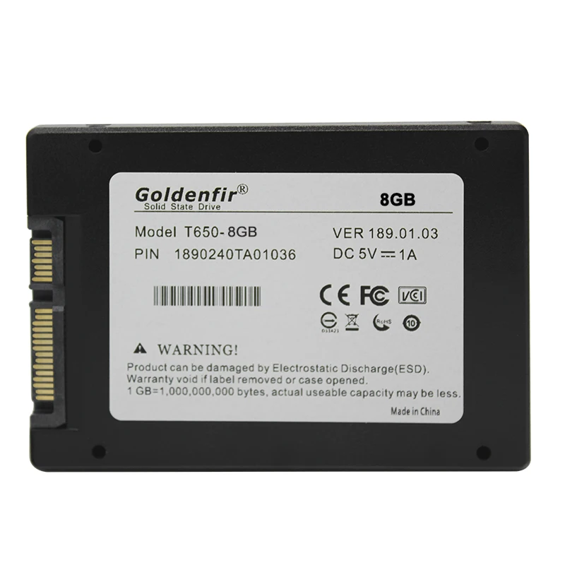 Goldenfir ноутбук ssd 16gb 64gb hdd жесткий диск ssd 32gb 8g 128gb 256gb 512gb 500g 2,5 SSD для настольного ноутбука