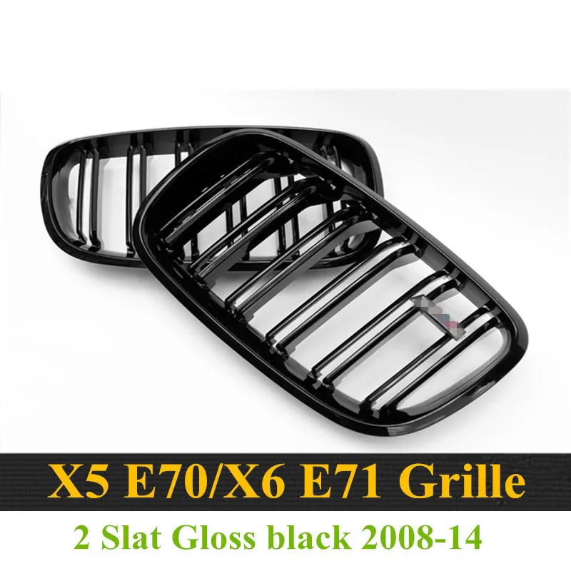 Передняя решетка для BMW X5 Series E70 E71 модель X6 SUV M Sport XDrive 2008 2014 1 пара|Гоночные решетки|