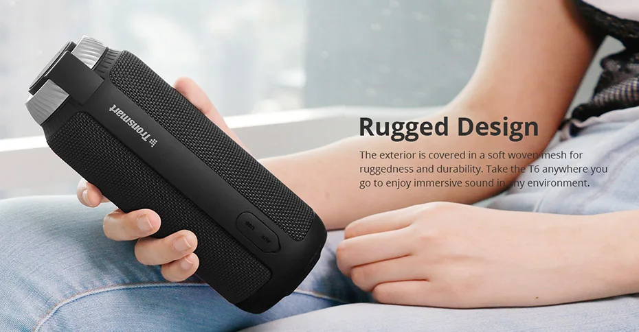 Tronsmart Element T6 Bluetooth 4.1 Portable Speaker Wireless Soundbar Audio Receiver Mini Speakers USB AUX for Music MP3 Player8