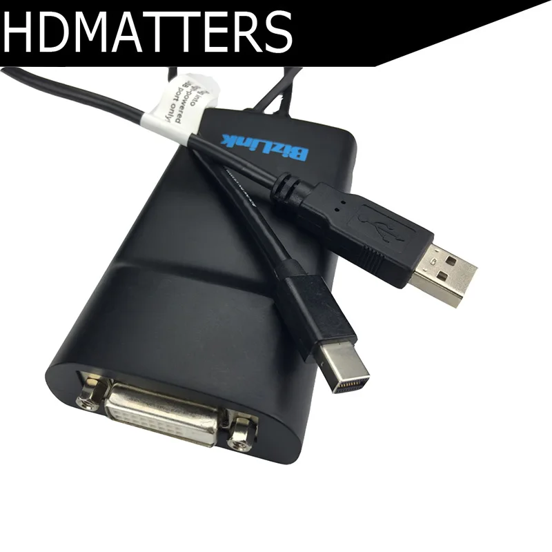

Active Mini displayport to DVI-D dual link converter adapter cable with USB power up to 2560X1600