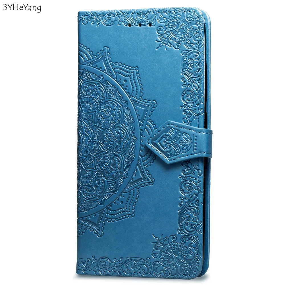 Byheyang чехол для Huawei Y7 Prime 2018 Роскошный кошелек из искусственной кожи с подставкой и