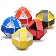 24 Blocks Ruler Magic Cube Puzzle Magic Ruler Cube Snake Twist Puzzle Educational Toy for Children