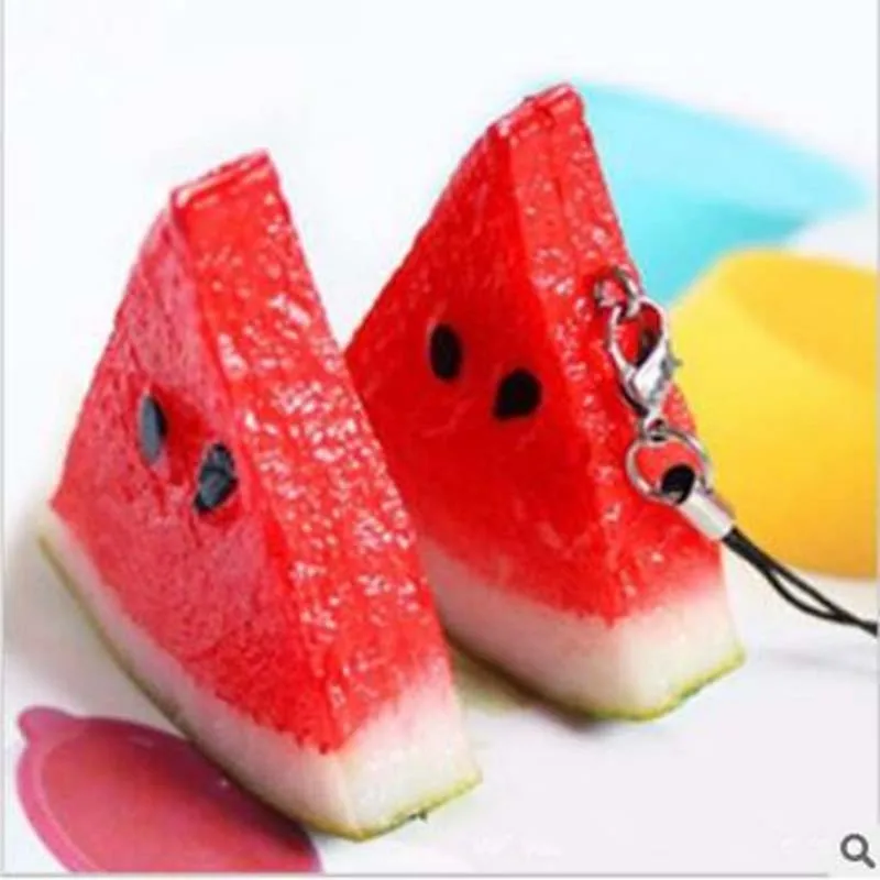 

Simulation Fruit Pendant Watermelon Food Watermelon Pendant Mobile Phone Straps