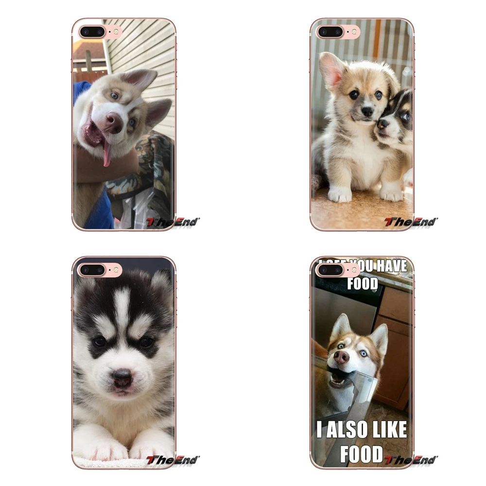 Прозрачный мягкий чехол из ТПУ для Xiaomi Redmi 4A S2 Note 3 3S 4 4X5 Plus 6 7 6A Pro Pocophone F1 Cute Dogs Corgi Pug