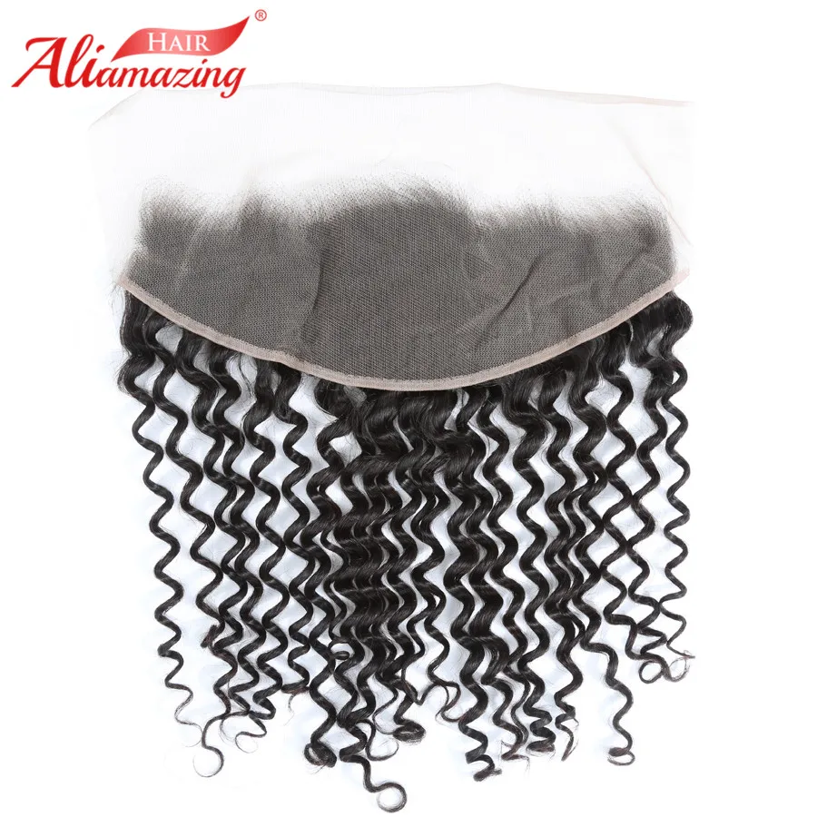 Ali Amazing Hair Brazilian Deep Wave Lace Frontal 10-20\