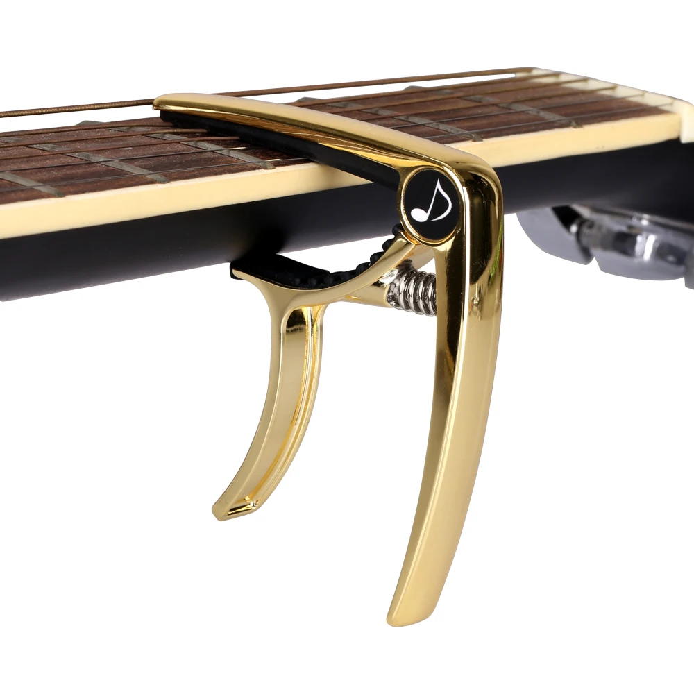 

Donner Zinc Alloy Guitar Capo Electric Acoustic Guitar Ukulele Bass Tone Adjusting Quick Change Clamp Key Trigger Accessories