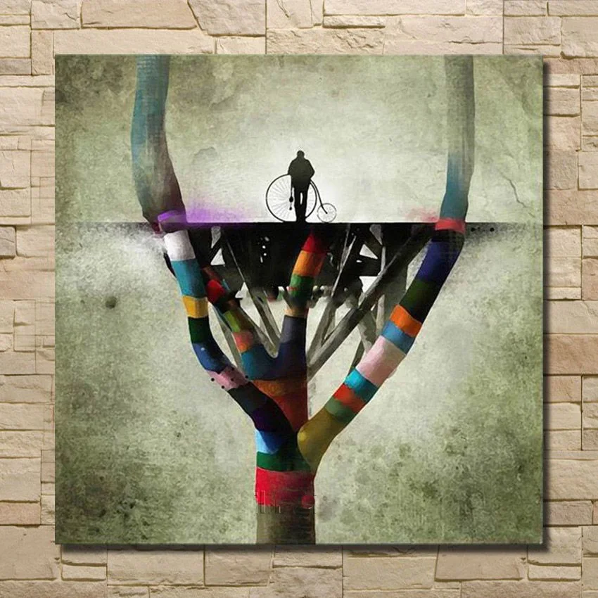 

Free Shipping Hand Painted Abstract Oil Painting Wall Pictures On Canvas Modern Home Decorative Art for Living Room no Framed
