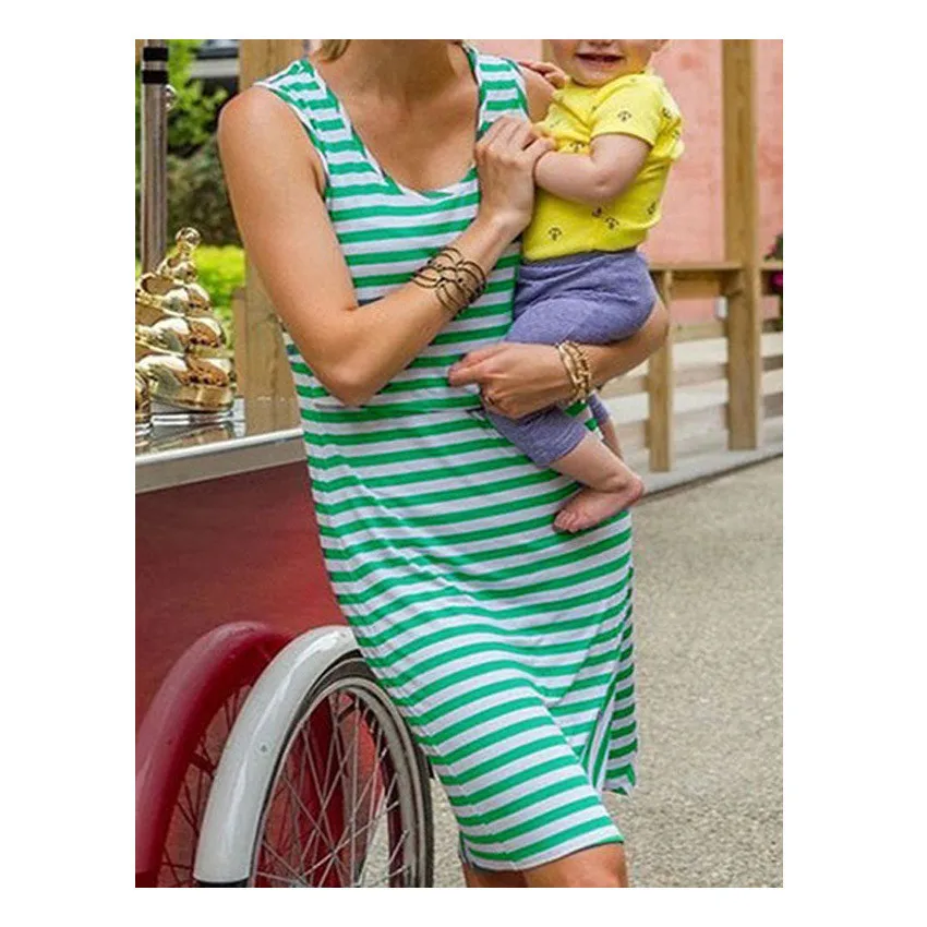 Women Summer Sleeveless Maternity Dress Striped Pregnancy Dresses Breastfeeding And Nursing Women Dresses For Photography #JC Women Summer Sleeveless Maternity Dress Striped Pregnancy Dresses Breastfeeding And Nursing Women Dresses For Photography #JC