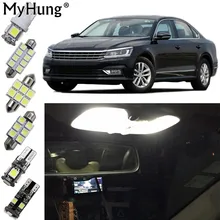 Купол Led лампы для Volkswagen BORA/Jetta(Фольксваген Джетта) MK4 VENTO BORA класса Grand Lavida салона автомобиля Свет Замена лампы Яркий белый 7 шт