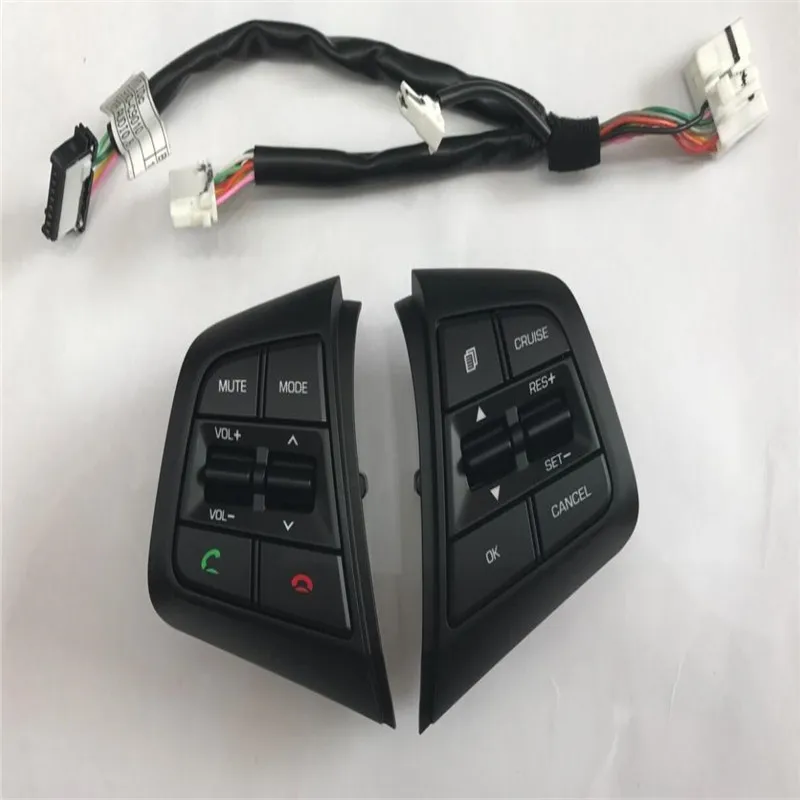 

Free shipping ! For Hyundai ix25 (creta) 2.0L Steering Wheel Button Remote Cruise Control Buttons with cables