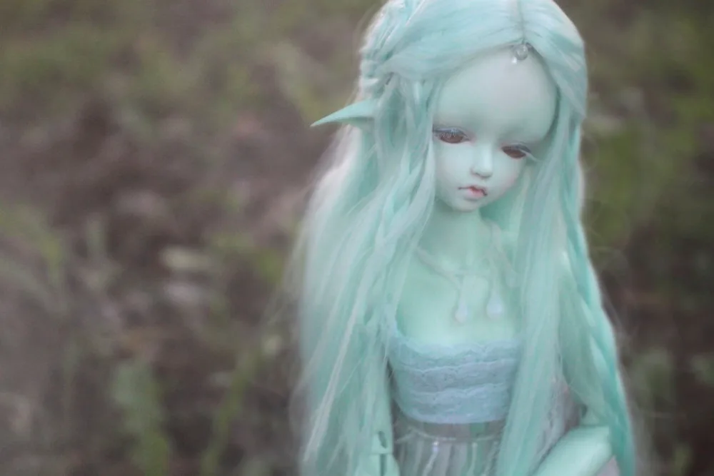 

HeHeBJD fantasy Koori ( Yuki )- Ice Elvesfree eyes hot bjd free shipping size 1/4