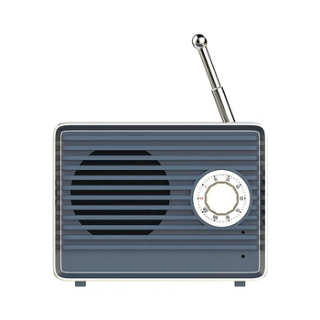 

Retro Bluetooth Speaker Vintage Mini Cute Bluetooth Speaker Nostalgic Heavy Bass 3D Stereo Surround Hifi Sound Effects