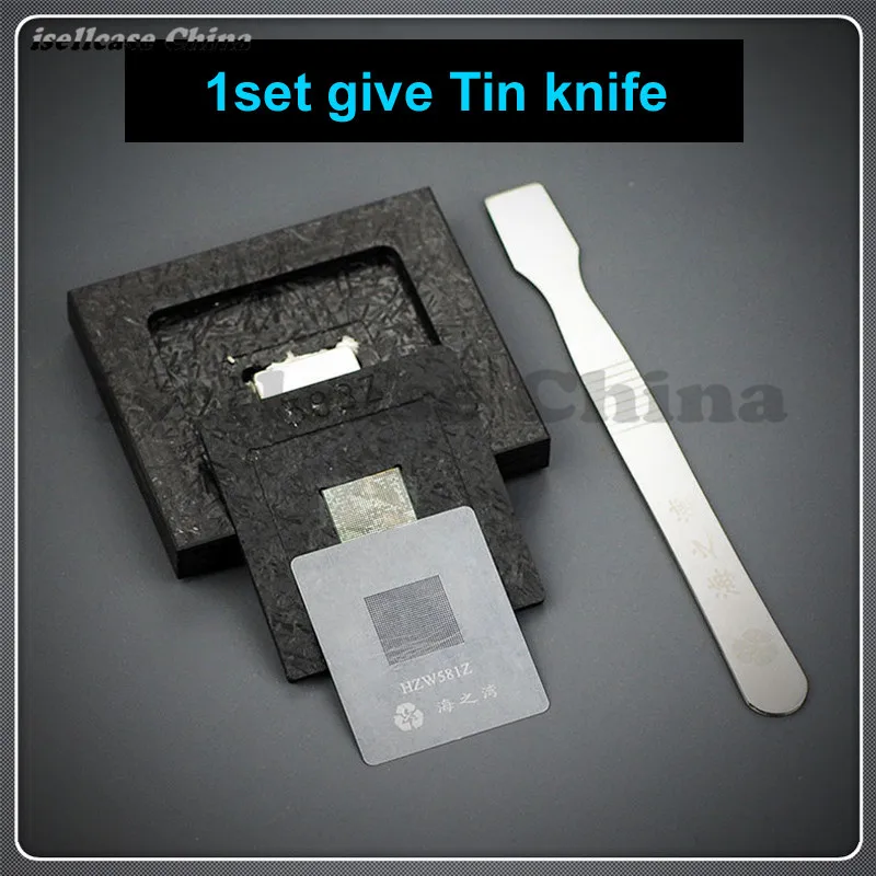 

Wozniak for iphone CPU RAM A8 A9 processor BGA reball Tin Net kit Baseband Stencil Great Repairing platform Tool Free shipping
