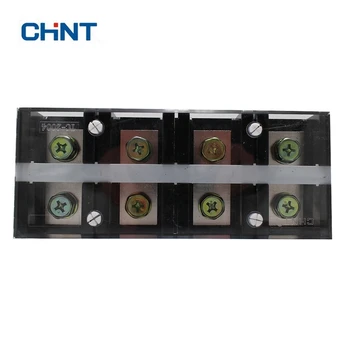 

CHNT TC-2004 High Electric Current Connection Terminal Row Connector Column Plate 200A 4P Copper Sheet