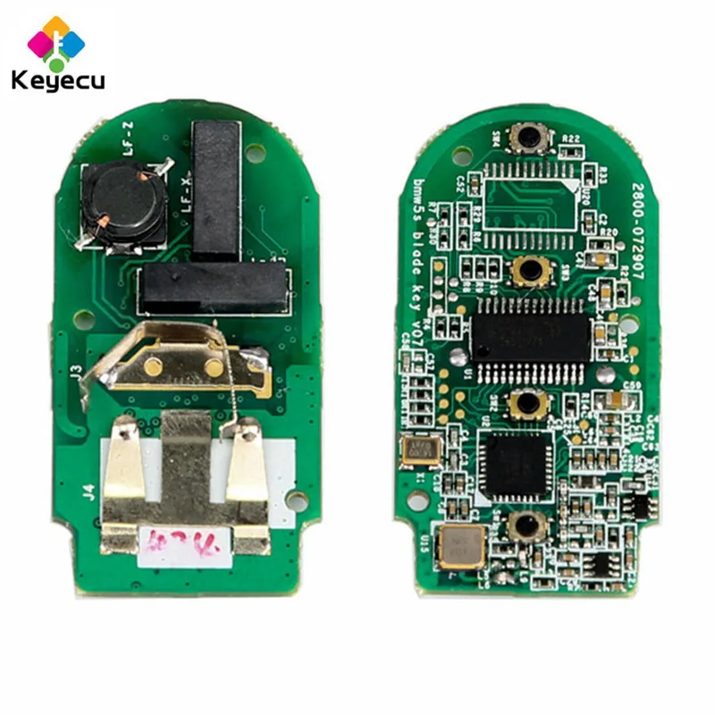 KEYECU YH черный умный дистанционный брелок 315 МГц/433 МГц для BMW серии F CAS4+/FEM 2011-2017X3X4- F25- F87/F80