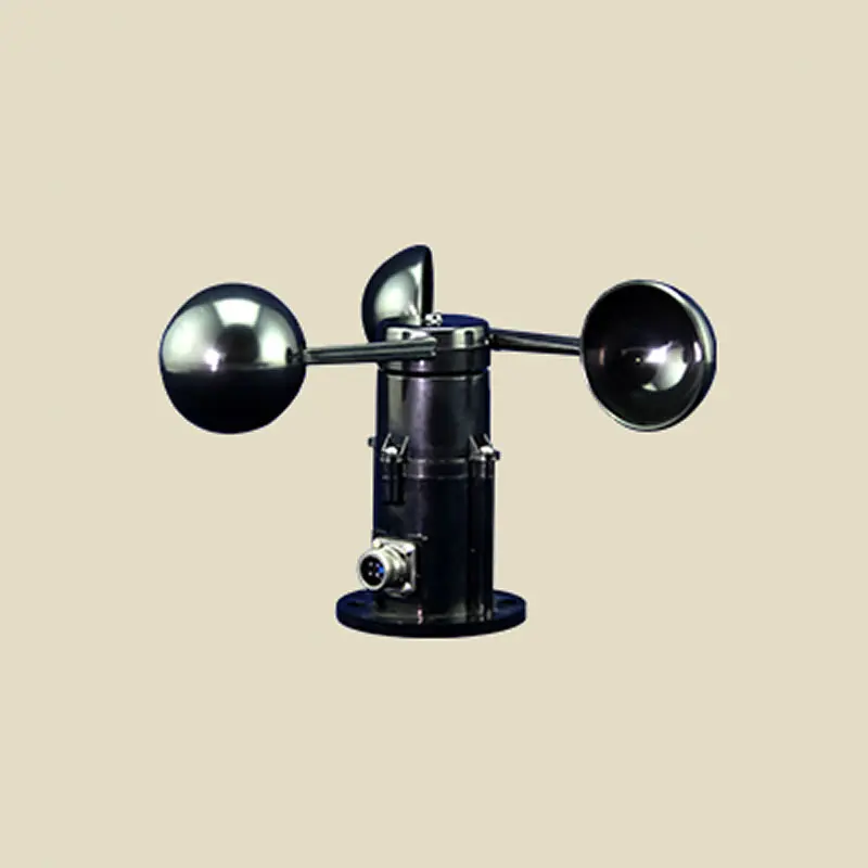 Wind speed sensor, wind speed transmitter, anemometer, weather station