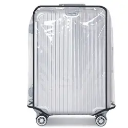 ПВХ чемодан сумка защитные чехлы прозрачный Дождь Пыль багаж дорожные аксессуары износостойкая сумка Защита частей Чехол
