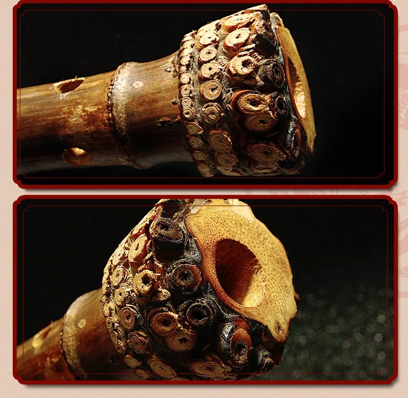 Профессиональный выбор 6 отверстий Китайская традиционная флейта Nan Xiao ключ G ручной работы бамбук Xiao с корнем ветер-инструмент