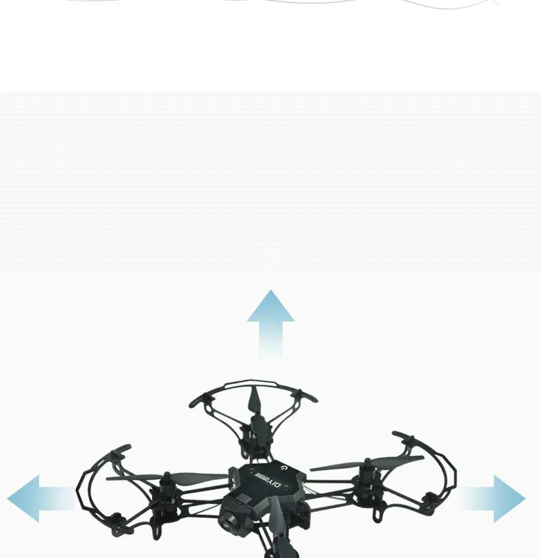 Diy мини-Дрон с/без HD камерой с высоким режимом удержания RC Квадрокоптер RTF WiFi FPV складной Радиоуправляемый Дрон