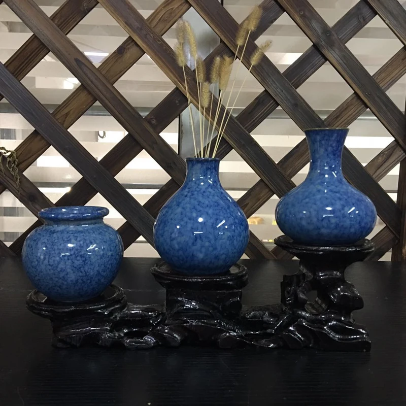 

New ceramic small vase flowers inserted home decoration flower vase room ornaments flower Pot desk accessories crafts