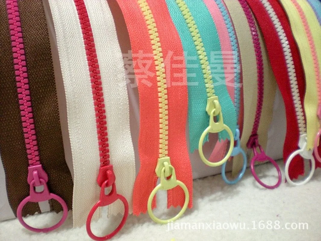 

30cm 3 # resin contrast zipper luggage hand-made wrapping tape with closed tail