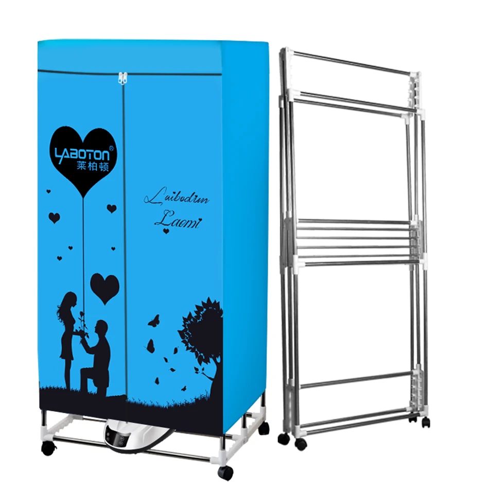 

Multifunctional folding clothes dryer for home PTC heating system Remote-control Auto shut-off protection Sterilization