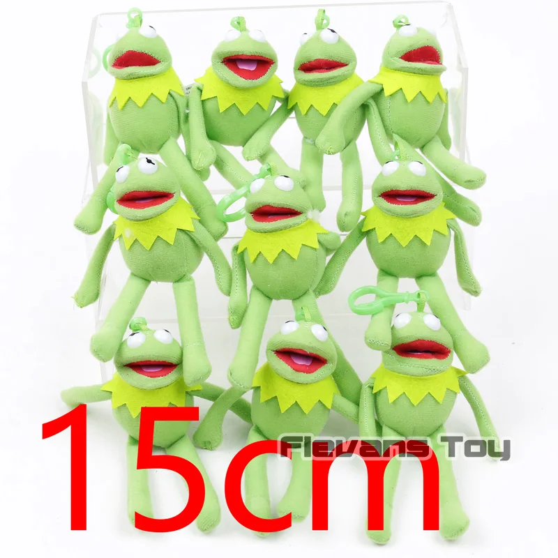 Kermit Frogs Plush Toys Keychains Pendants Sesame Street Soft Stuffed