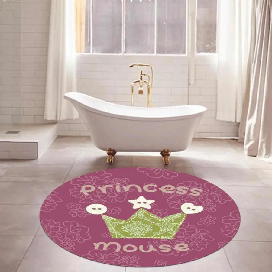 Меховой коврик, нескользящий круглый коврик, коврик для сидения, моющийся коврик, коврик для стула, декор для спальни, овчина