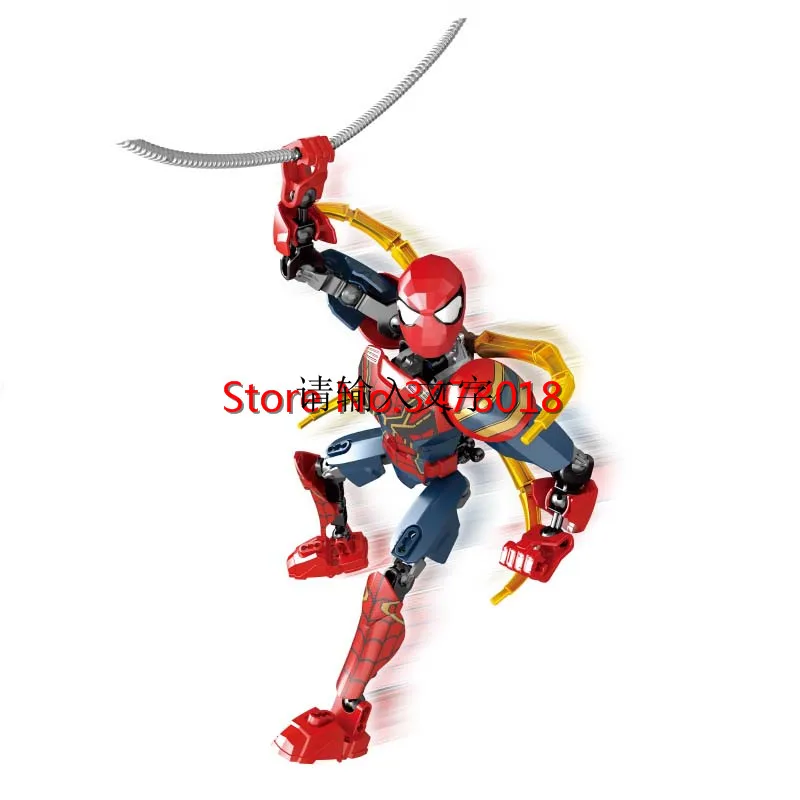 sermoido Blocks Marveled Super Heroes Deadpool Thanos Hulk Doctor Strange Ebony Maw venom Supergiant Legoingly Toys