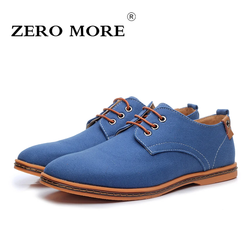 ZERO MORE British Oxfords for Men 2017 Breathable Canvas Casual Shoes ...