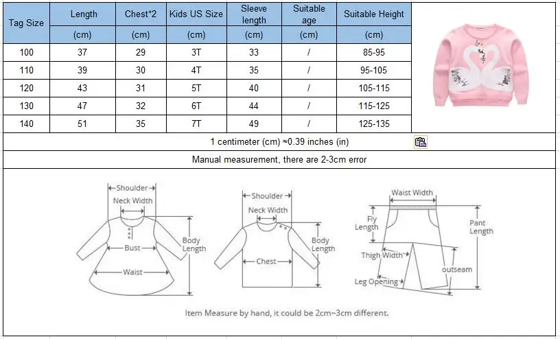 Модный свитер с блестками и рисунком лебедя для девочек на осень и зиму Детский свитер с круглым вырезом розовая рубашка детская одежда